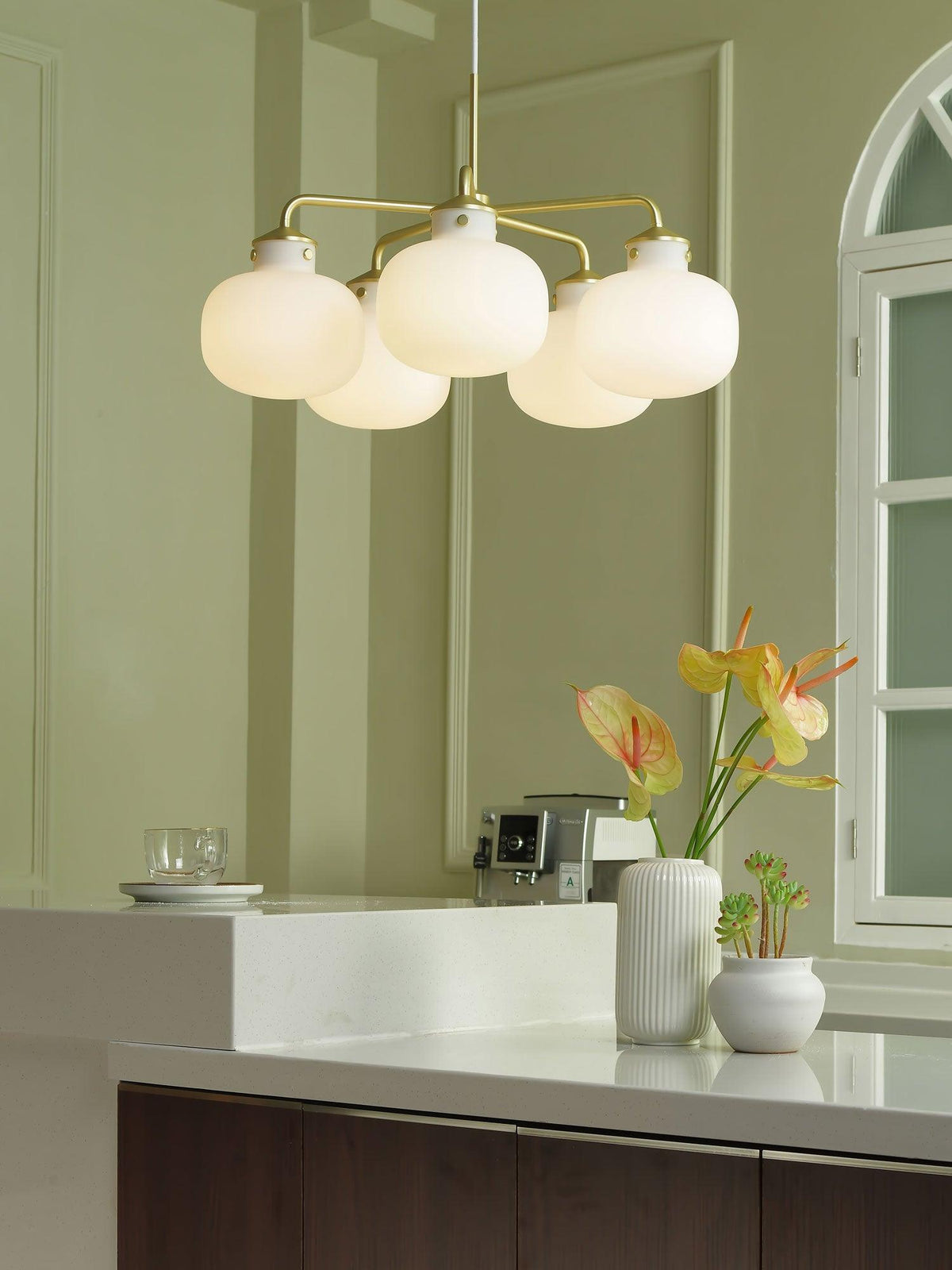 Fyor eigentijdse glas hanglamp