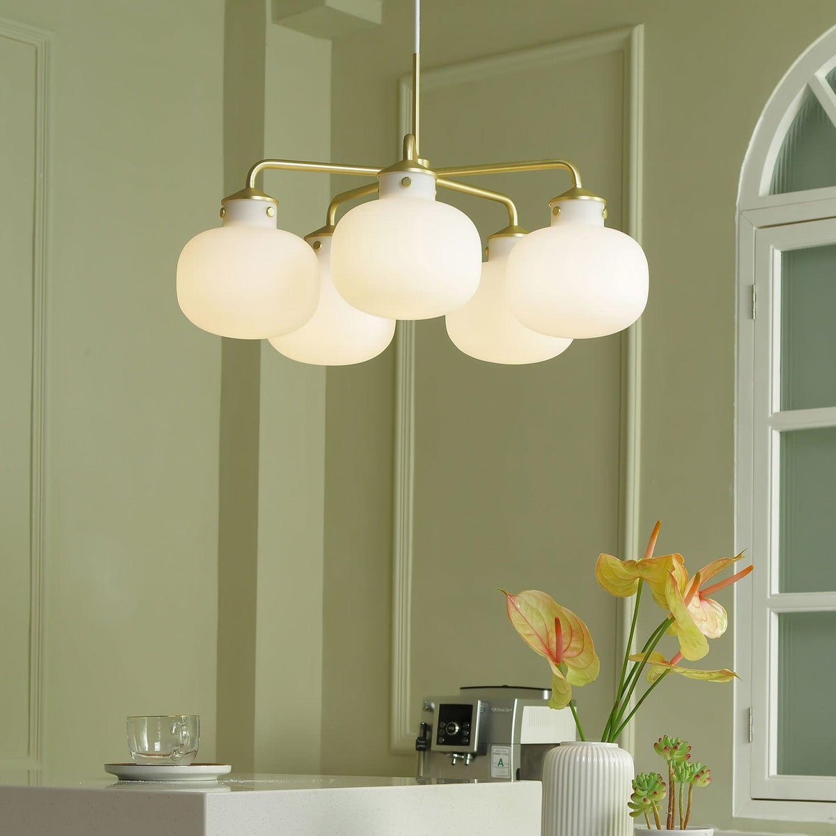 Fyor eigentijdse glas hanglamp