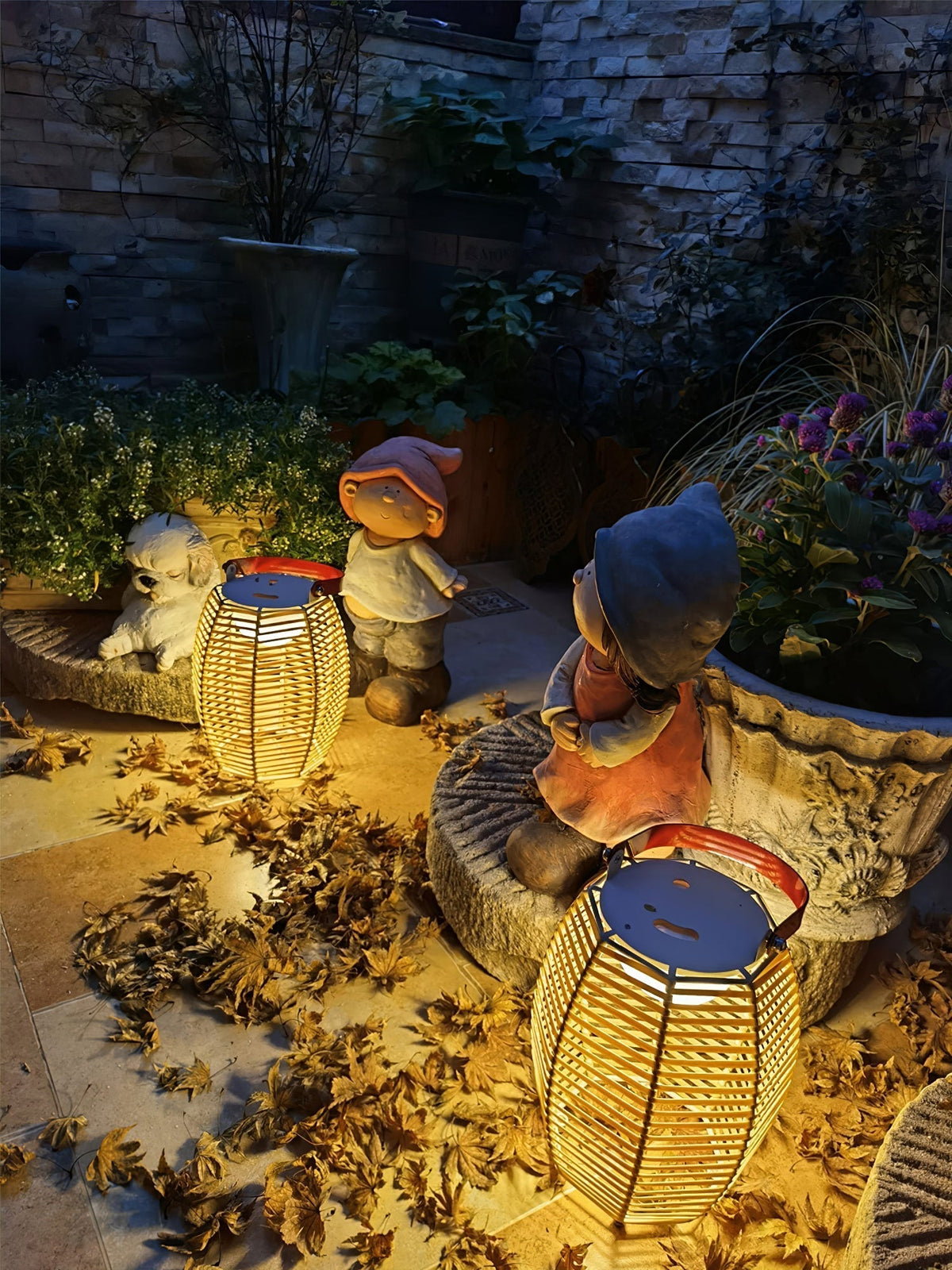 Olraeil Rotan vloerlamp