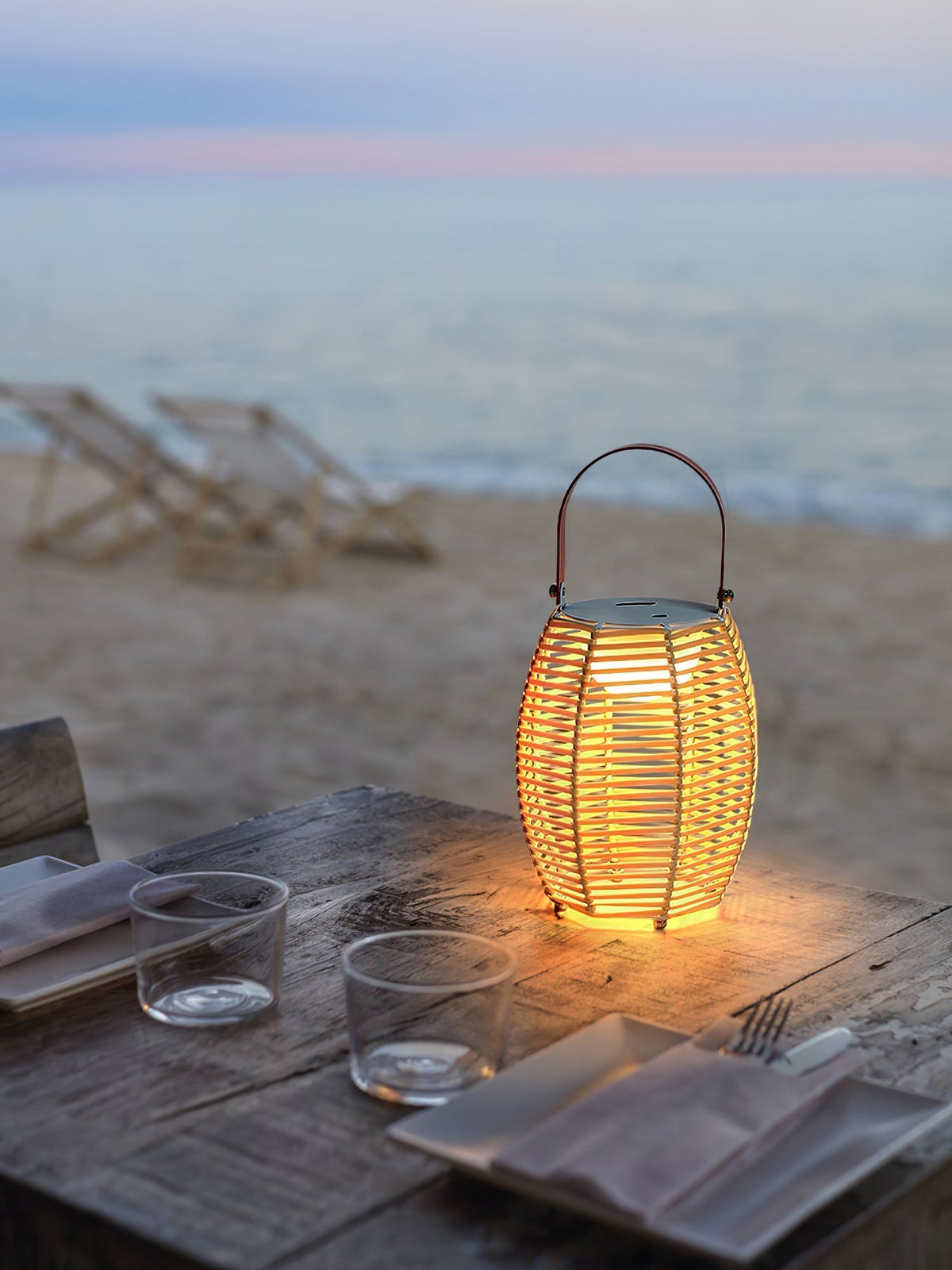 Olraeil Rotan vloerlamp