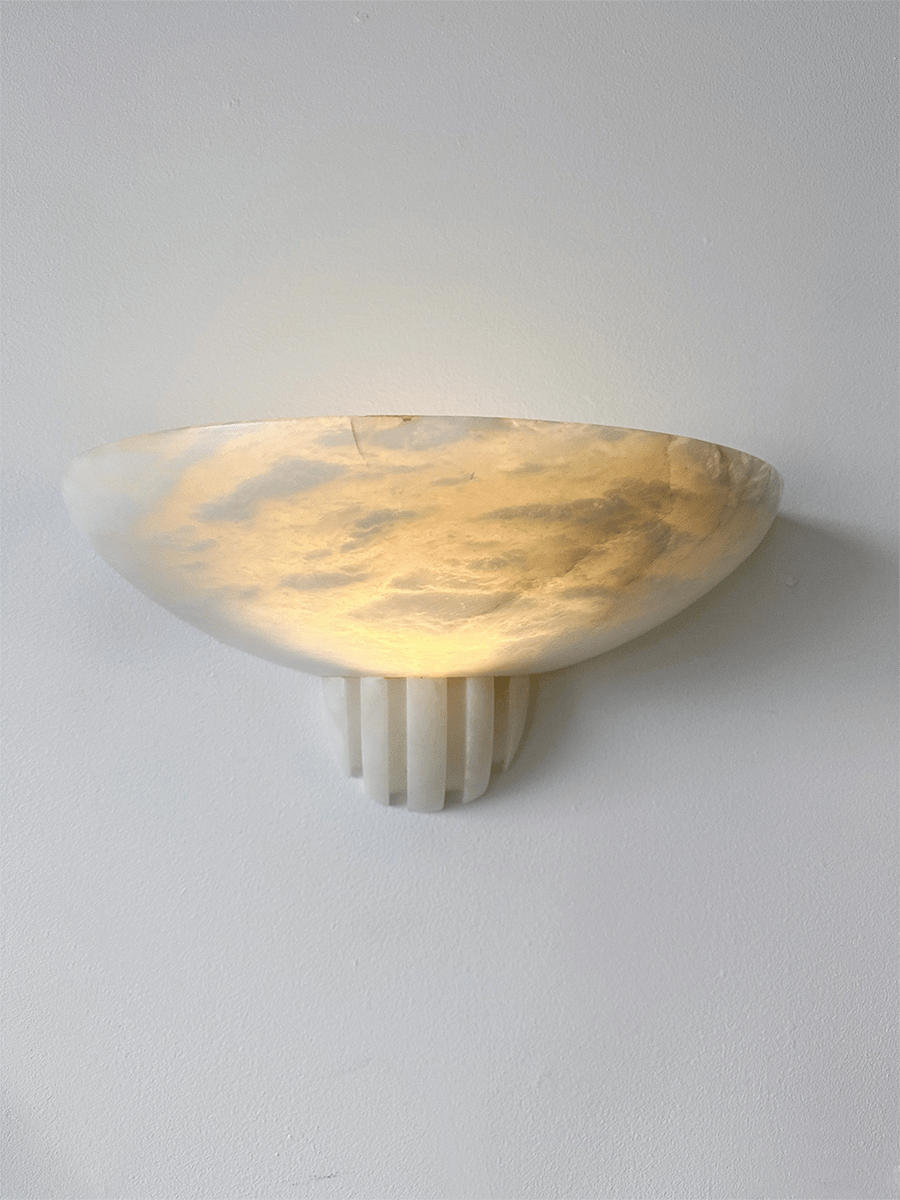 Rare albasten wandlamp