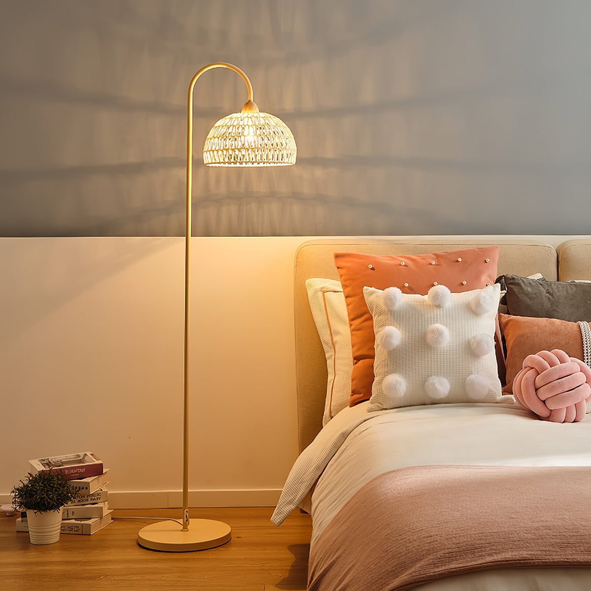 Tor vloerlamp minimalistisch beige