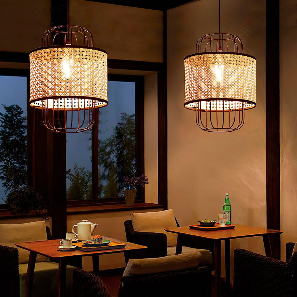 Lven Premium Art hanglamp van rotan