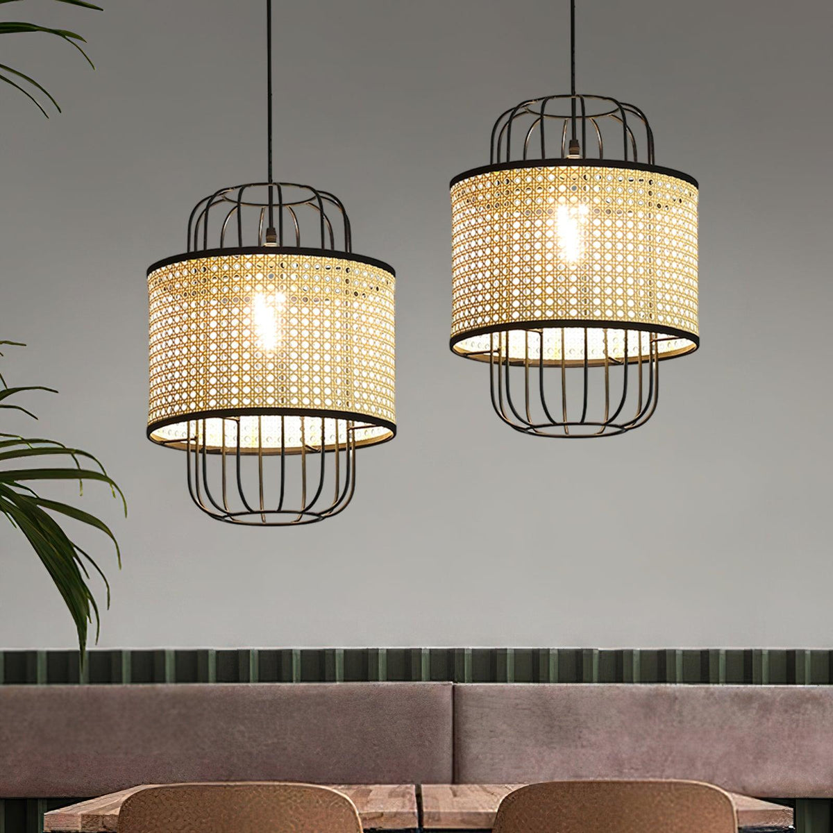 Lven Premium Art hanglamp van rotan
