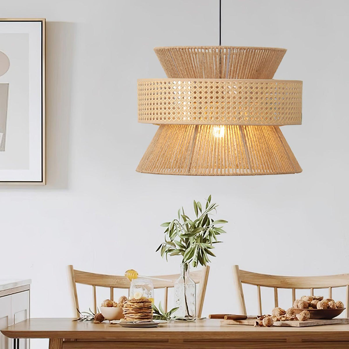 Aria bohemian hanglamp van bamboe