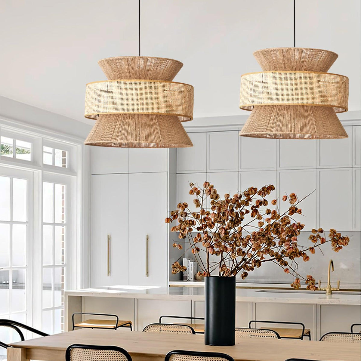 Aria bohemian hanglamp van bamboe