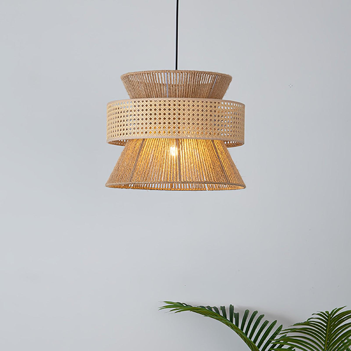 Aria bohemian hanglamp van bamboe
