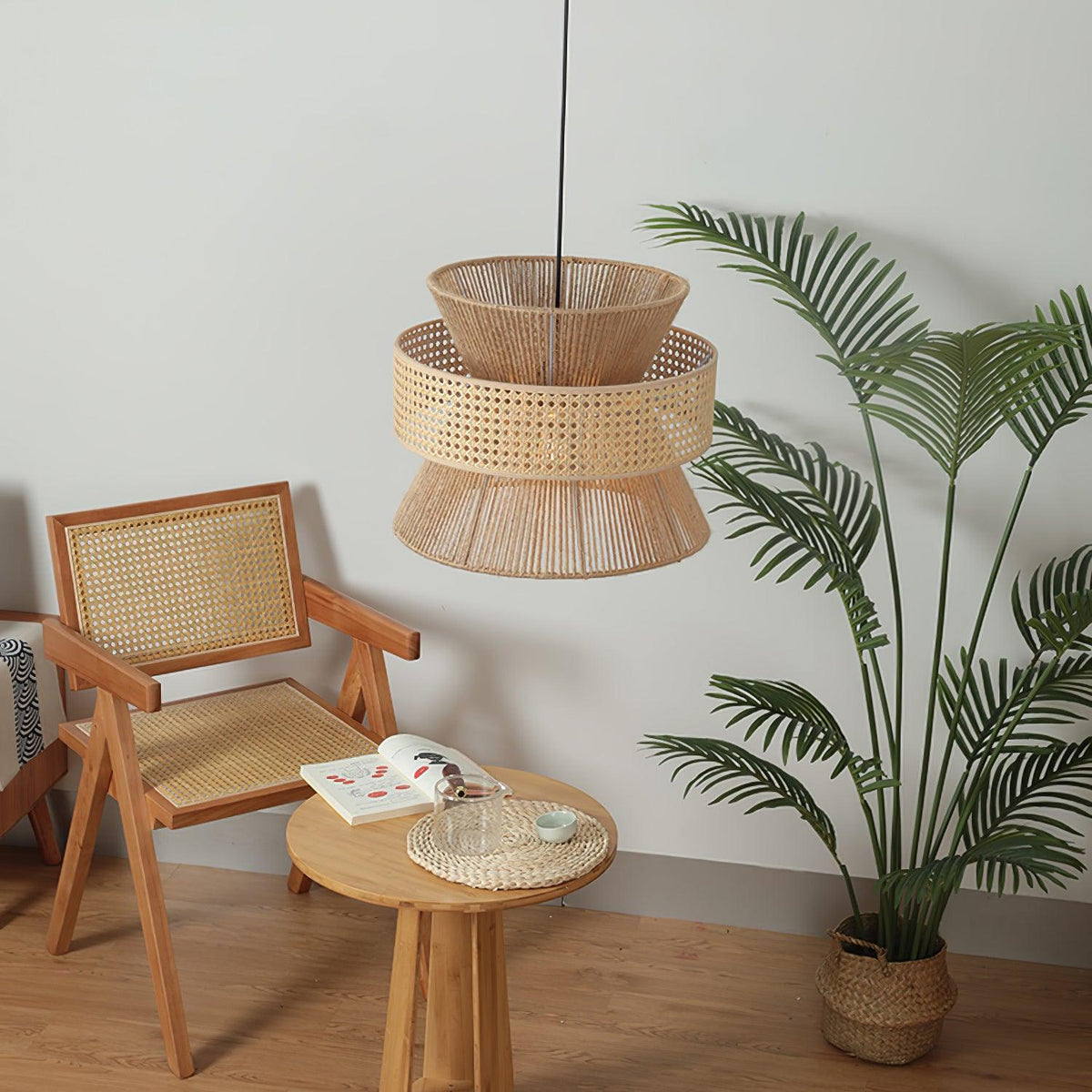 Aria bohemian hanglamp van bamboe