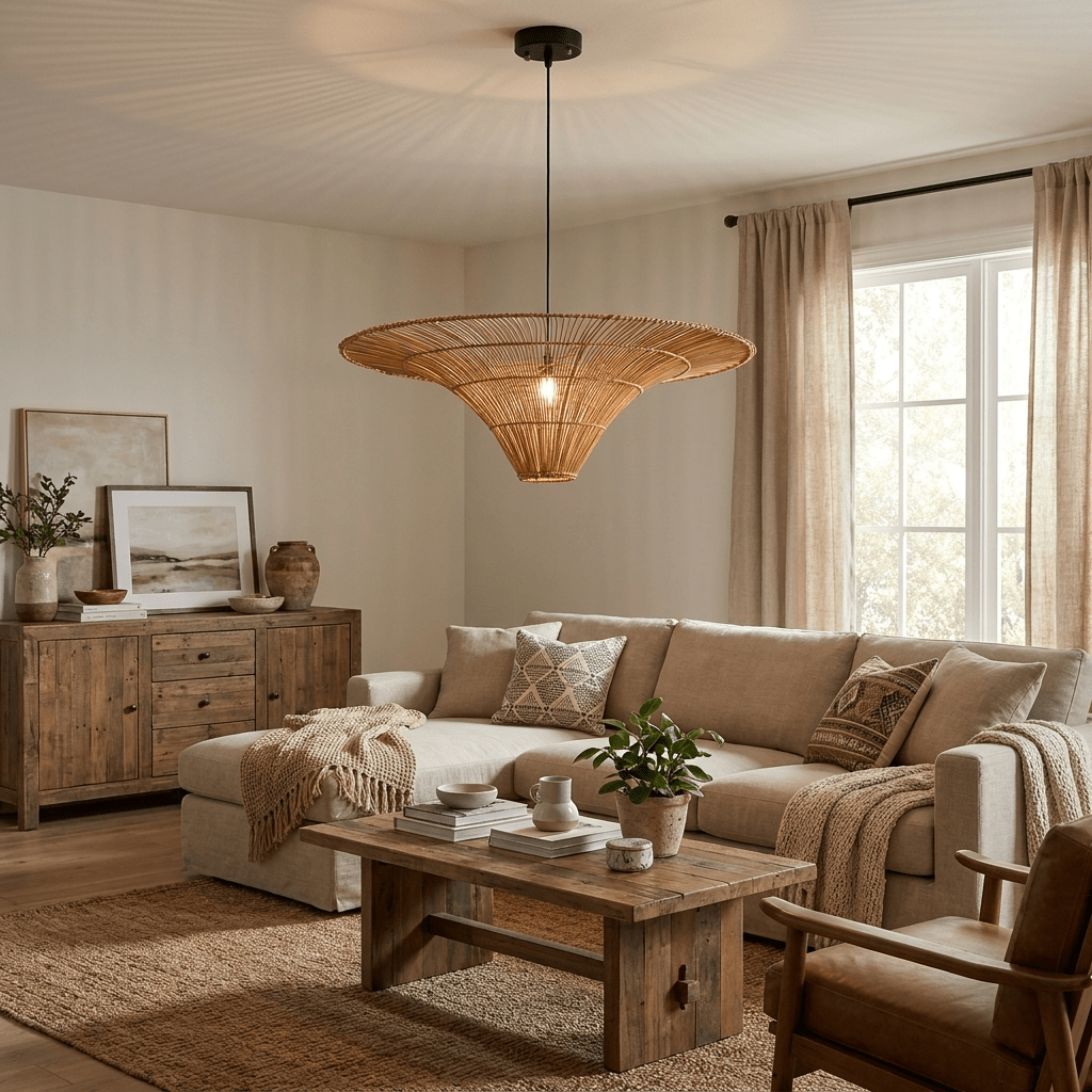 Rotan hanglamp