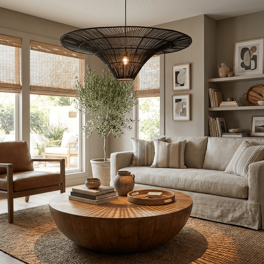 Rotan hanglamp
