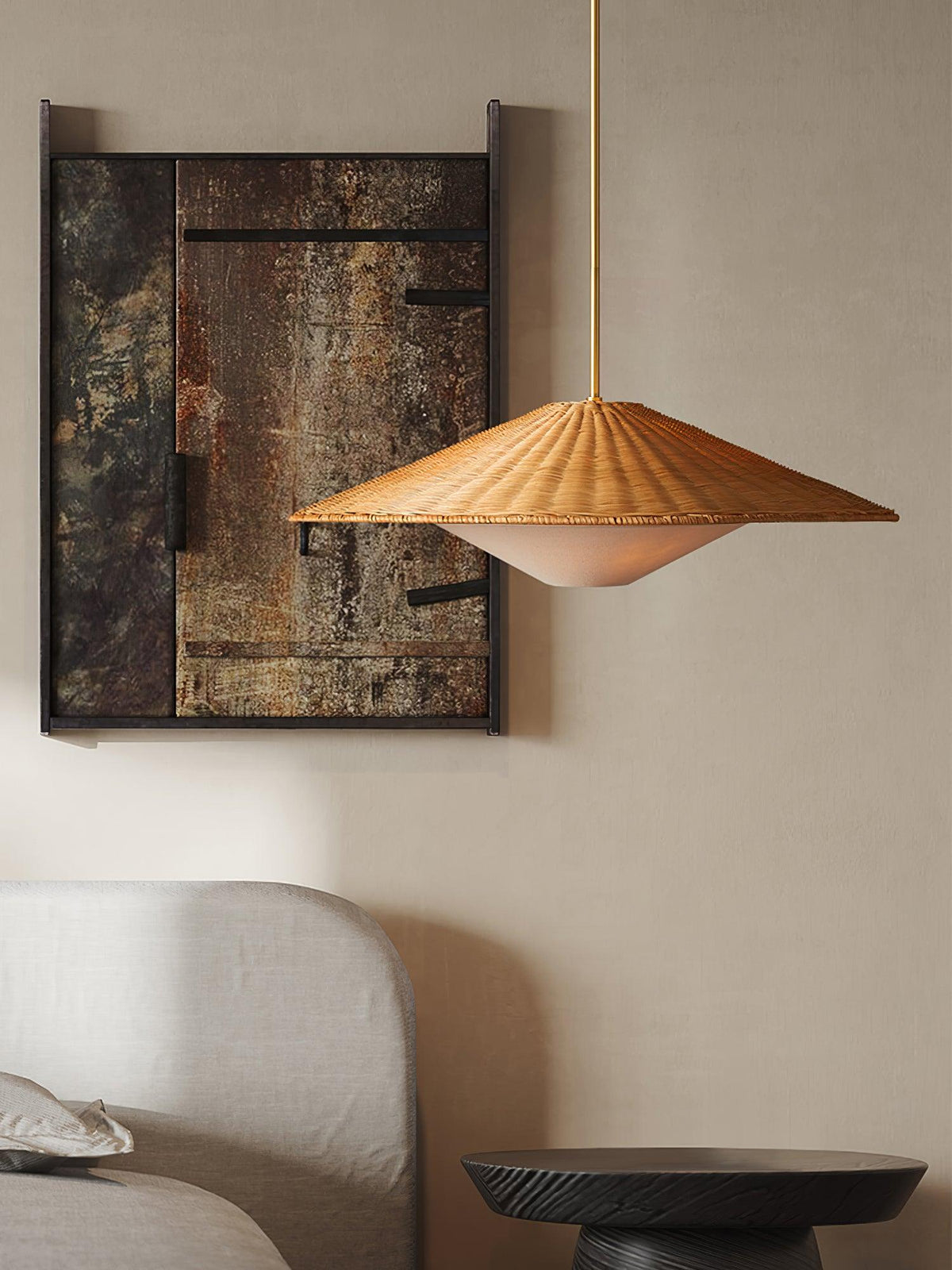 Kocan Rotan Minimalistische hanglamp