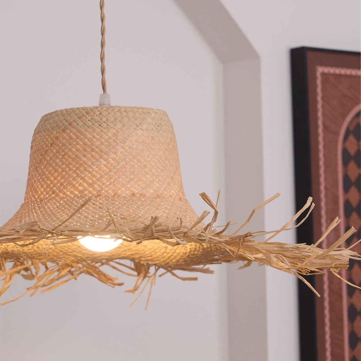 Vocan Rotan Vintage hanglamp