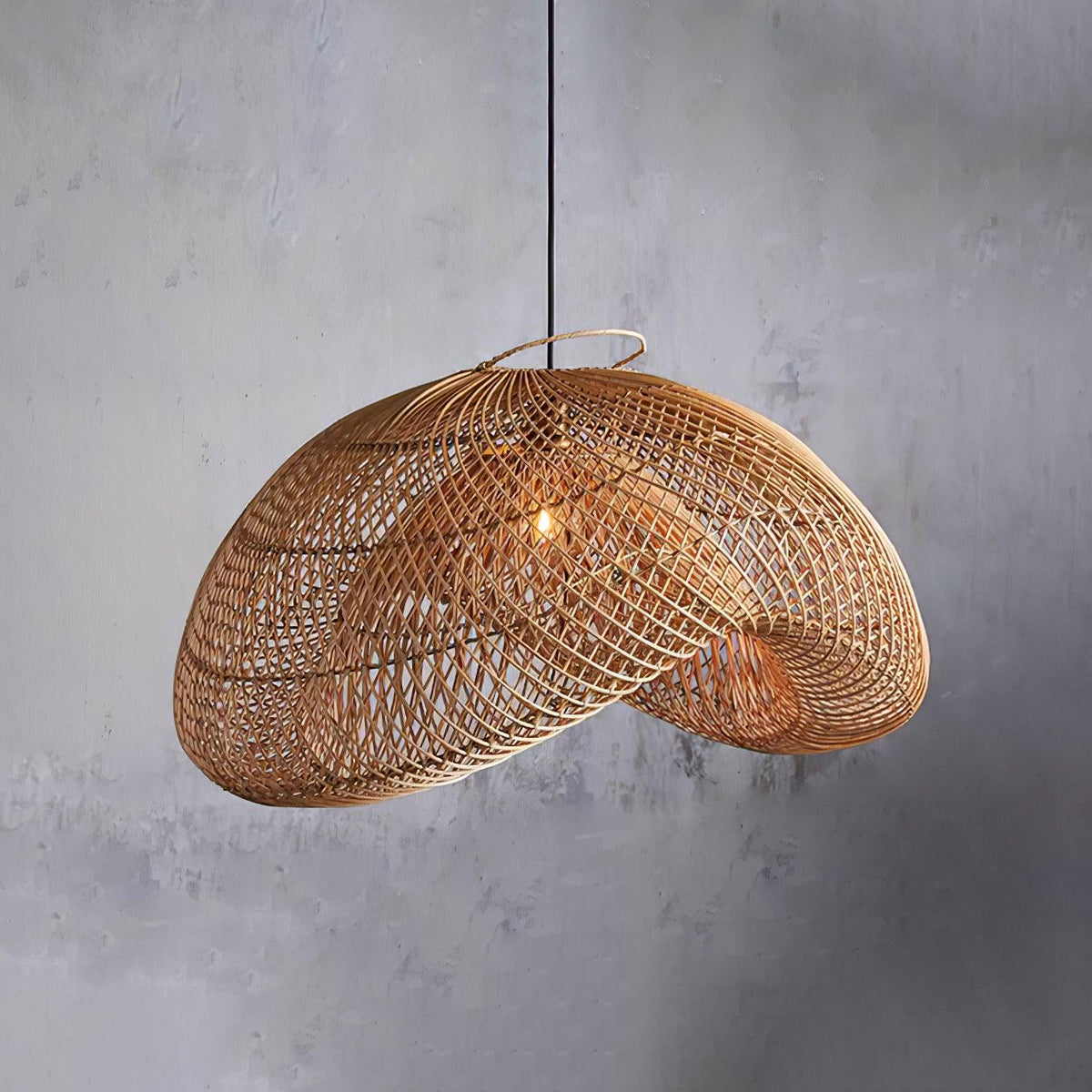Averon Vintage hanglamp van rotan