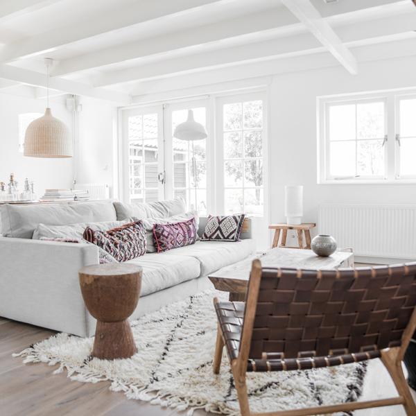 Ravisine rustieke hanglamp van rotan