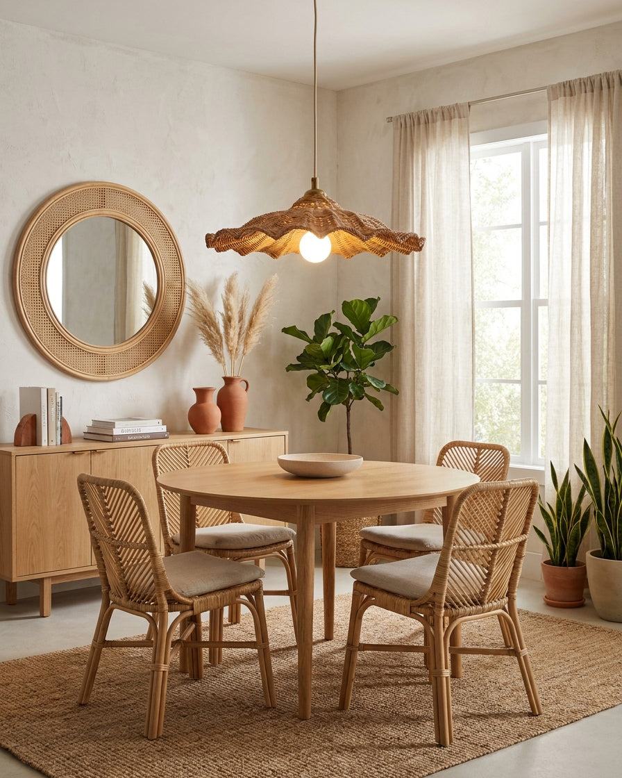 Canoiella hanglamp van rotan