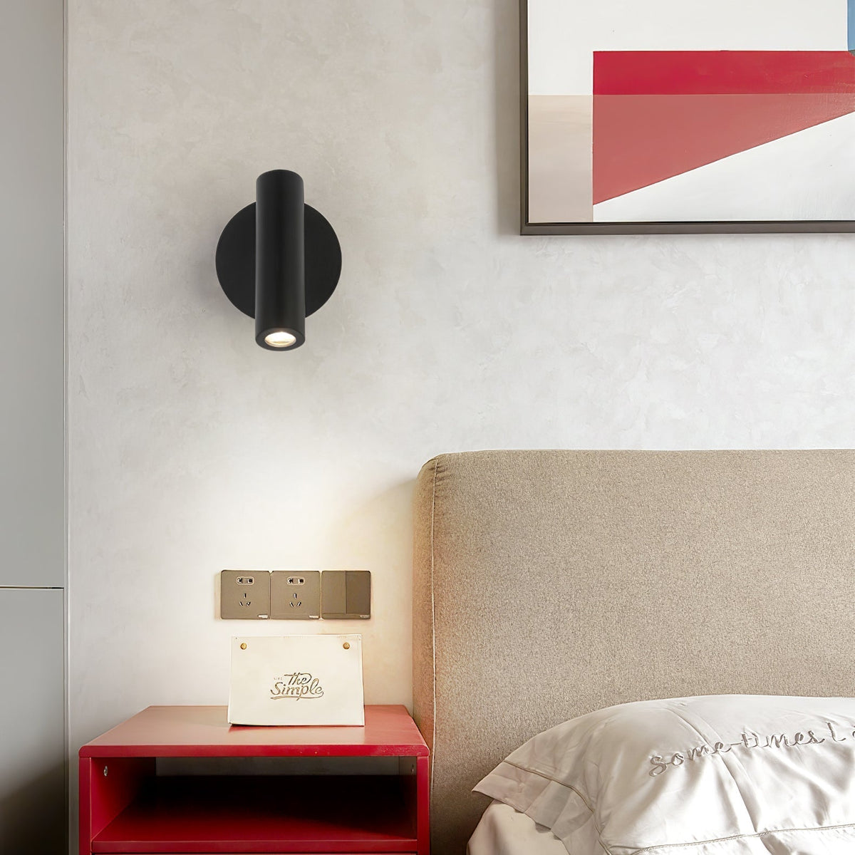 Cox Art Premium Lees LED Slaapkamer wandlamp