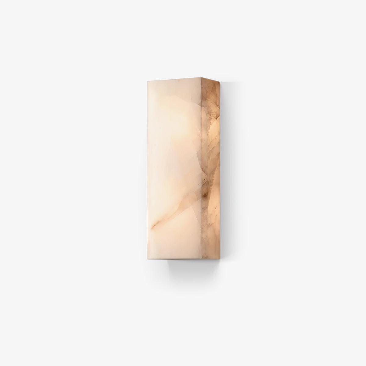 Eirivise Minimalistische buitenwandlamp van albast
