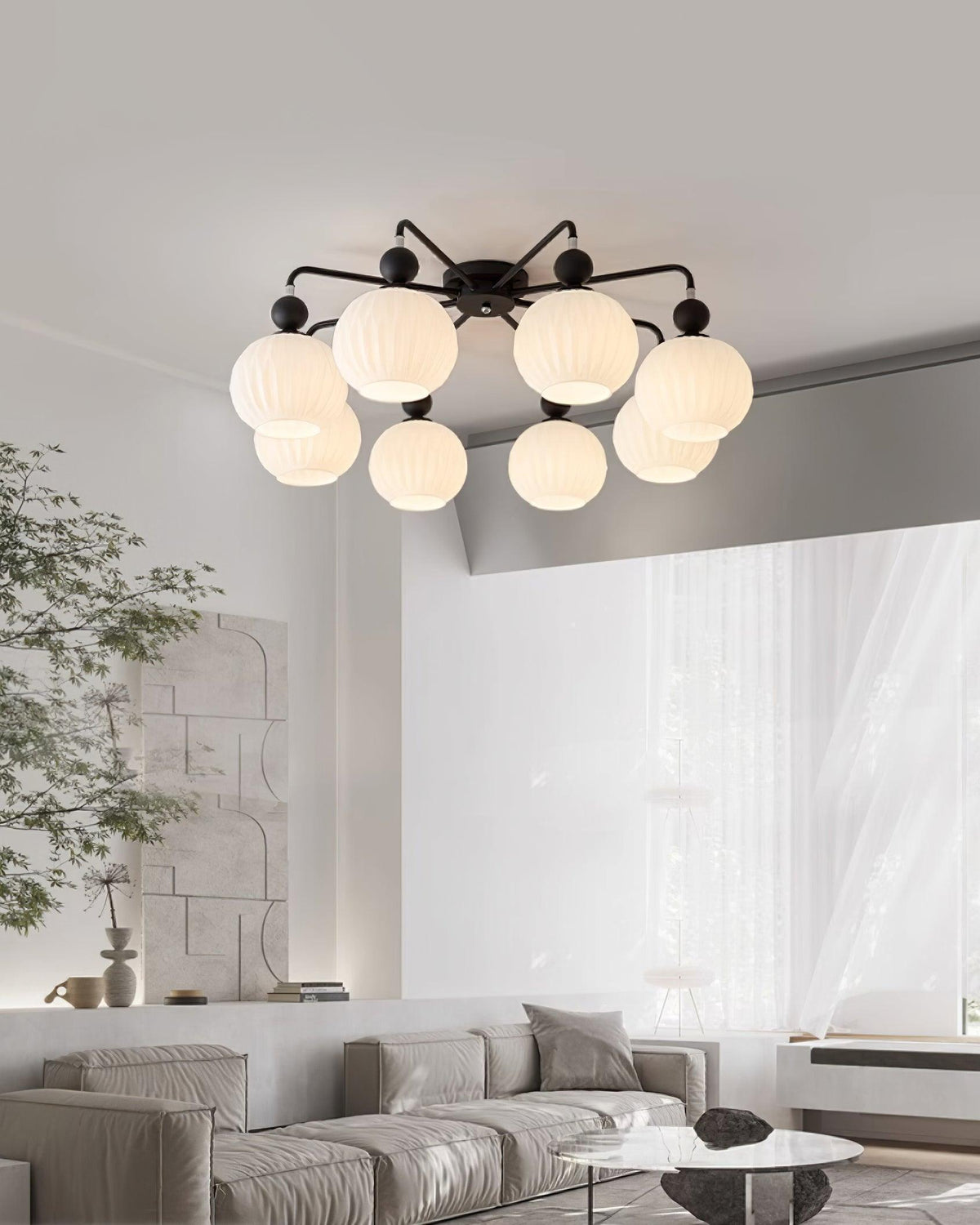 Viphaan Nordic keramische plafondlamp