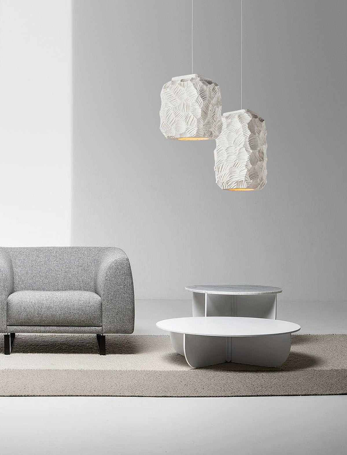 Olsilel hanglamp met individuele creativiteit en geometrische hars