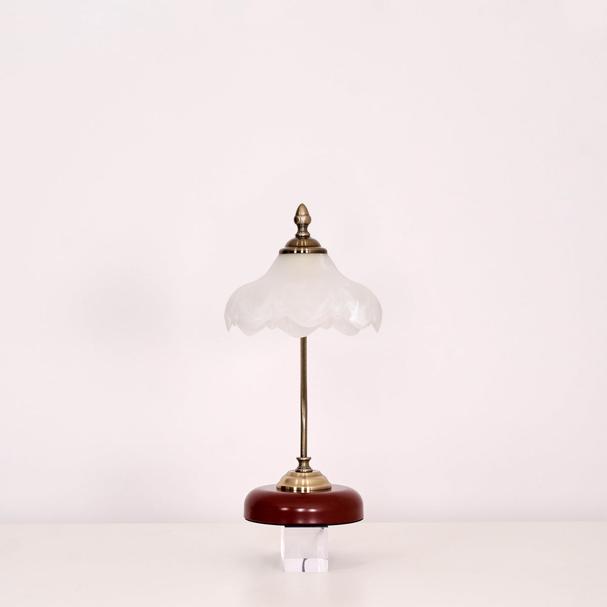 Velivise Retro bloemblaad tafellamp