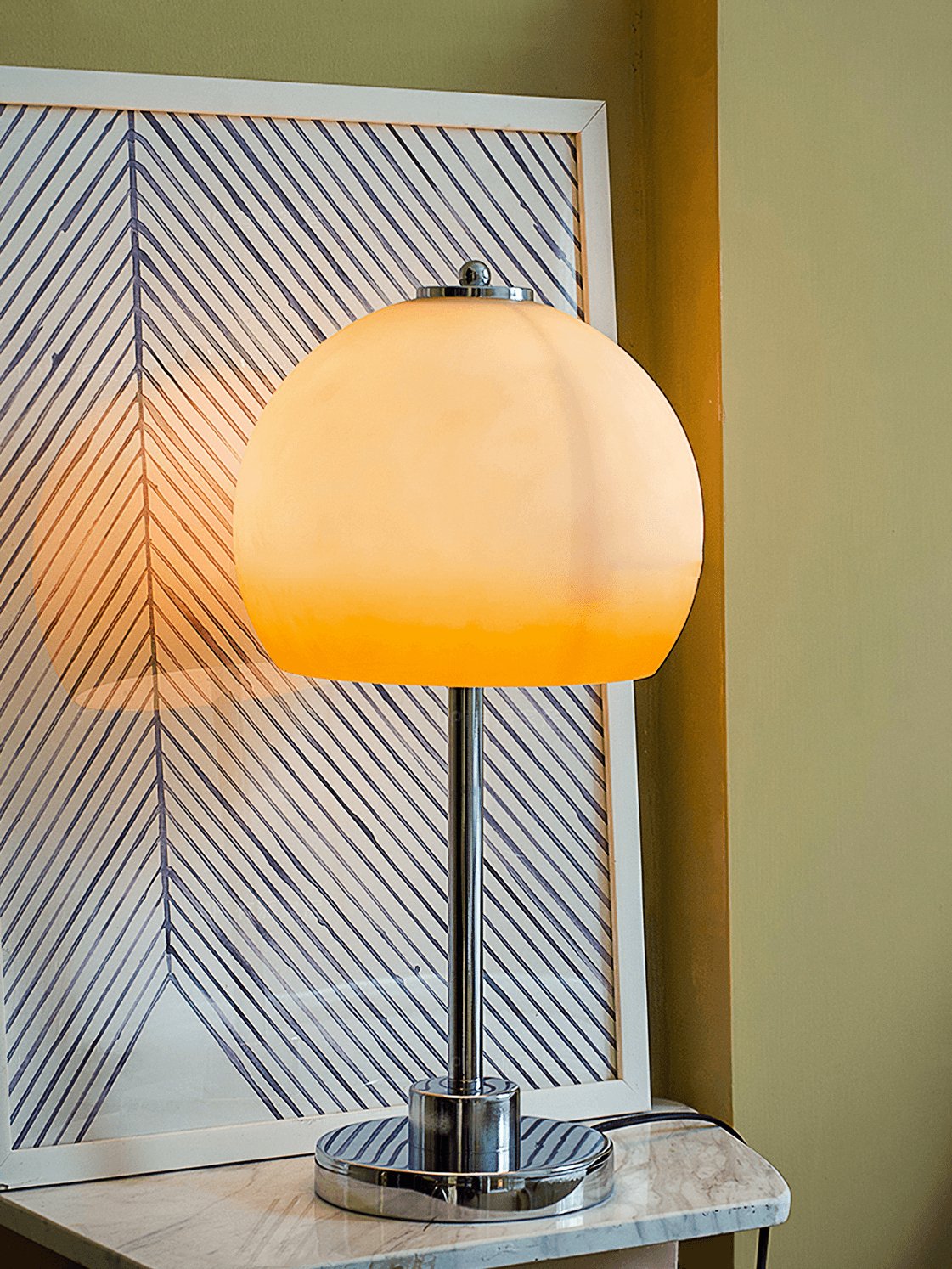 Orba Retro paddenstoel tafellamp