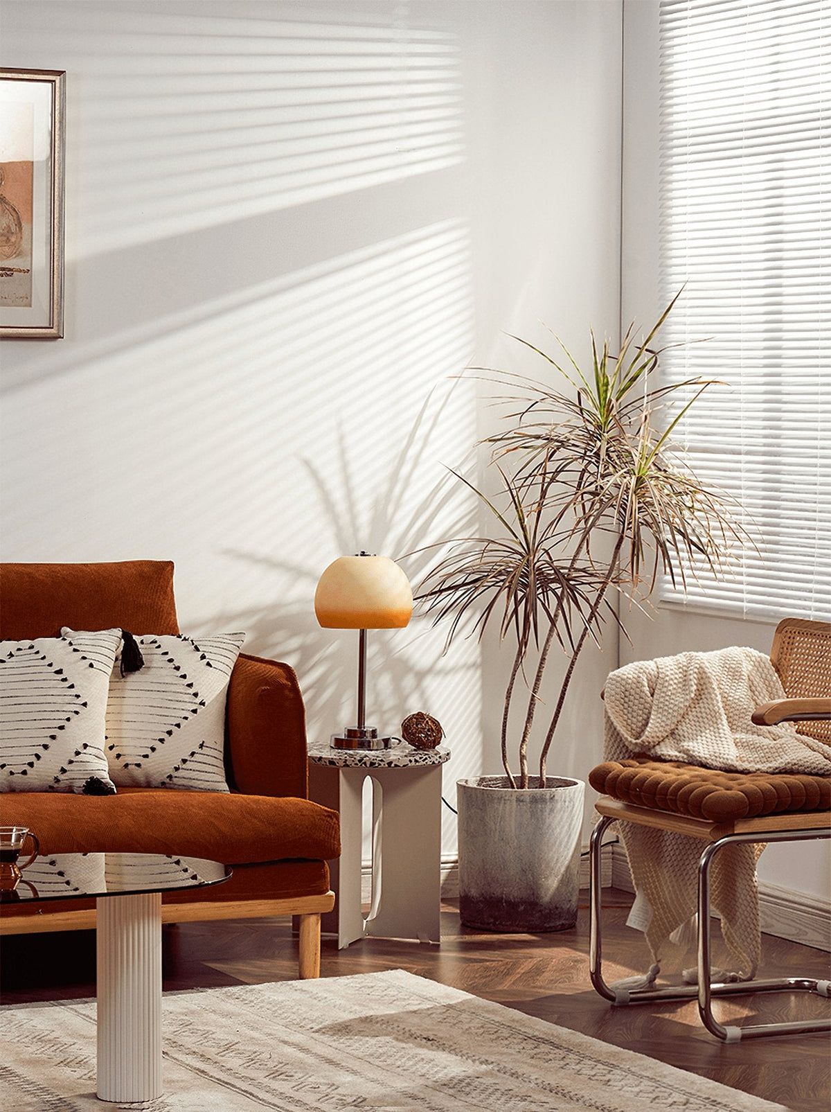 Orba Retro paddenstoel tafellamp