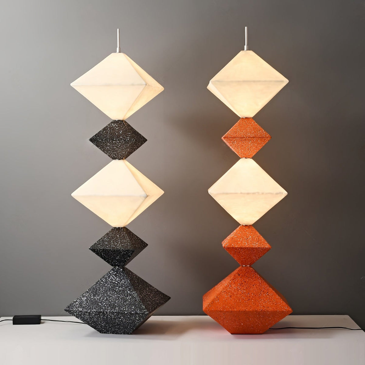 GeoGlow Rhombus Cube vloerlamp