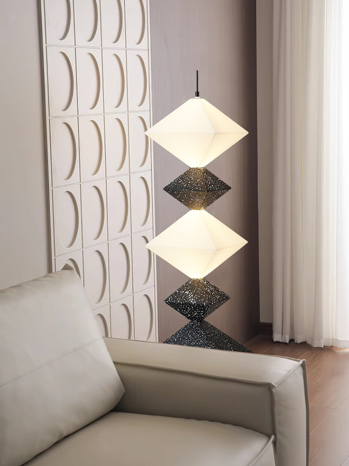 GeoGlow Rhombus Cube vloerlamp