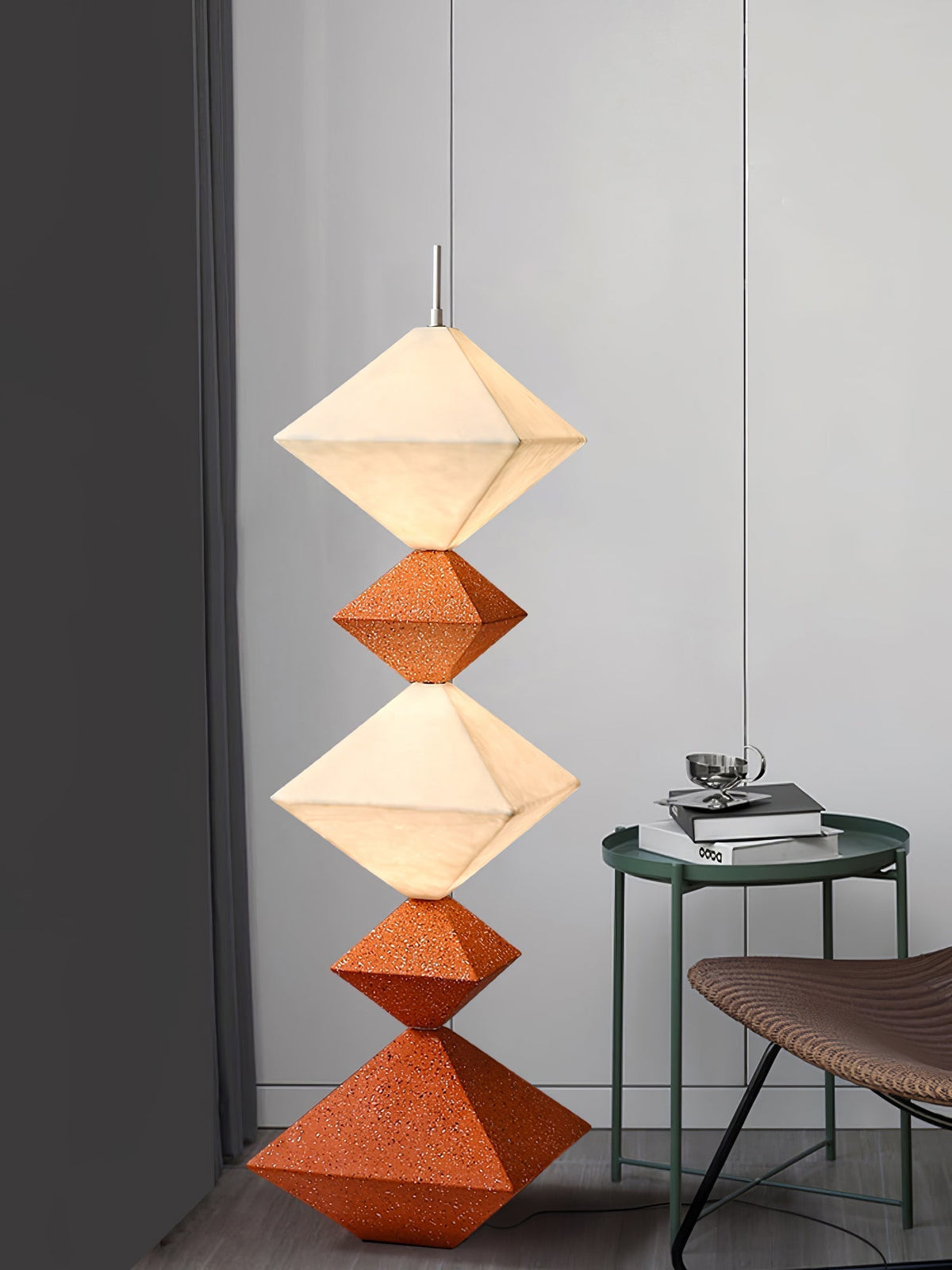 GeoGlow Rhombus Cube vloerlamp