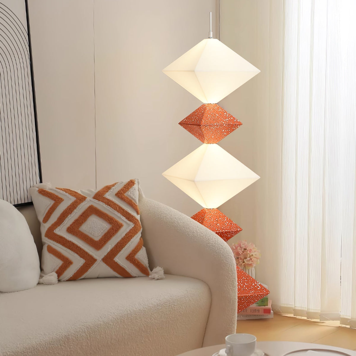 GeoGlow Rhombus Cube vloerlamp