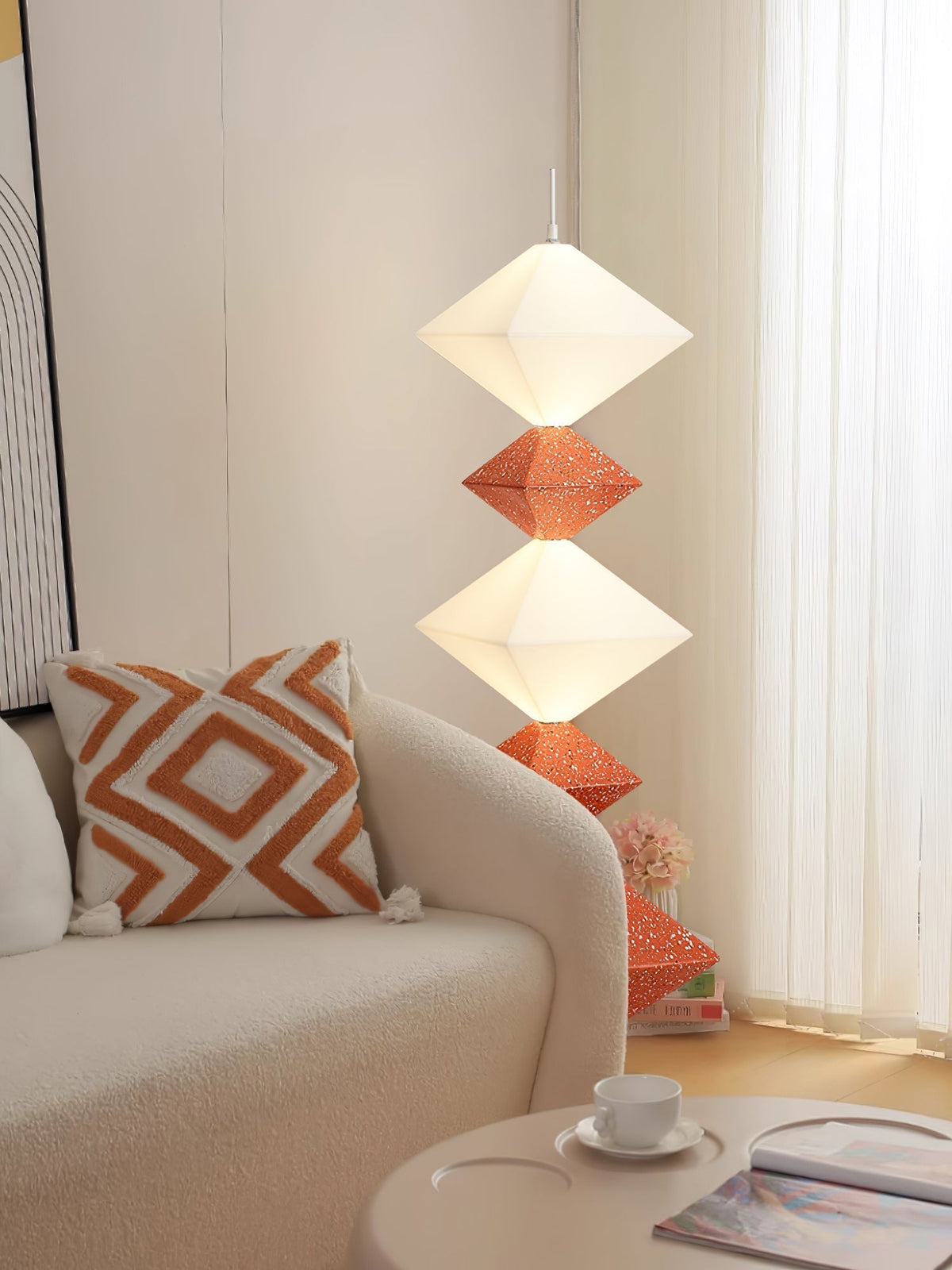 GeoGlow Rhombus Cube vloerlamp