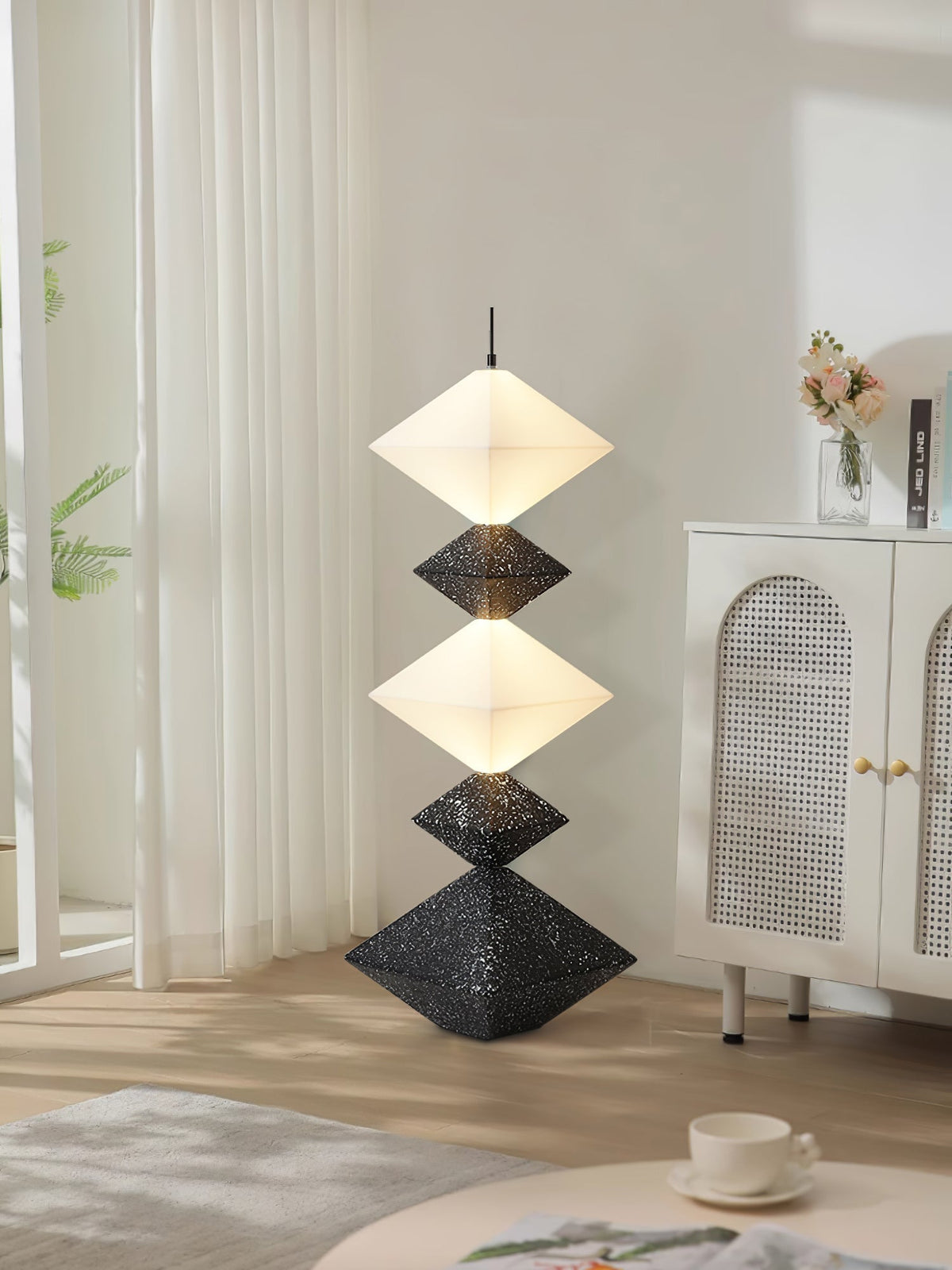 GeoGlow Rhombus Cube vloerlamp