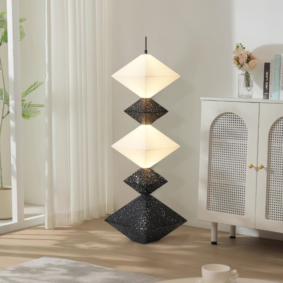 GeoGlow Rhombus Cube vloerlamp