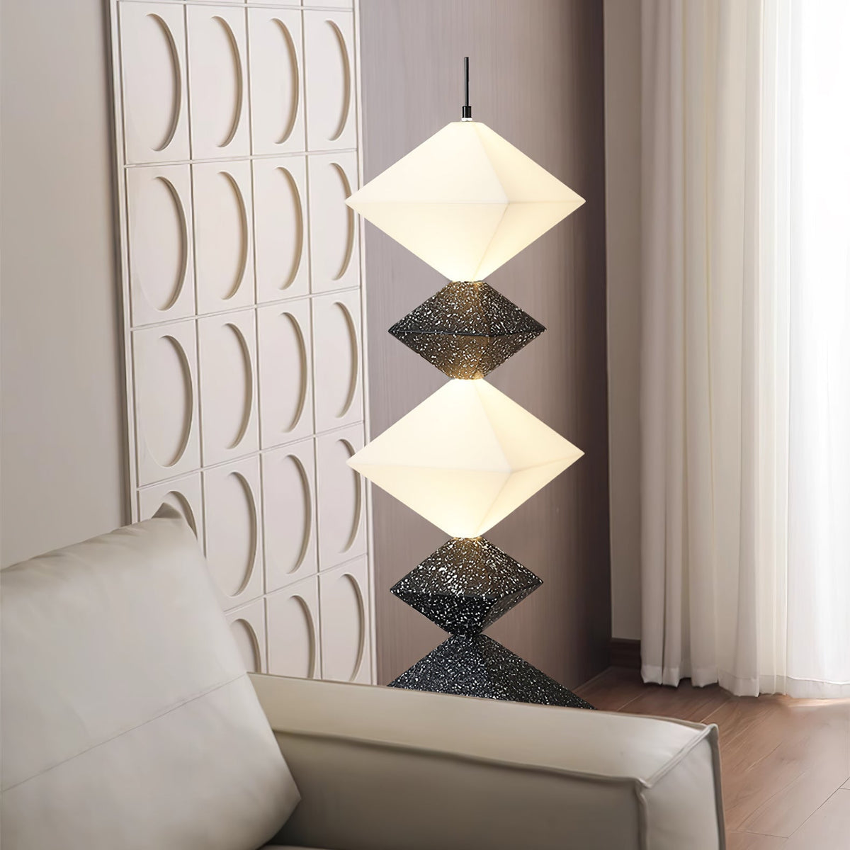 GeoGlow Rhombus Cube vloerlamp