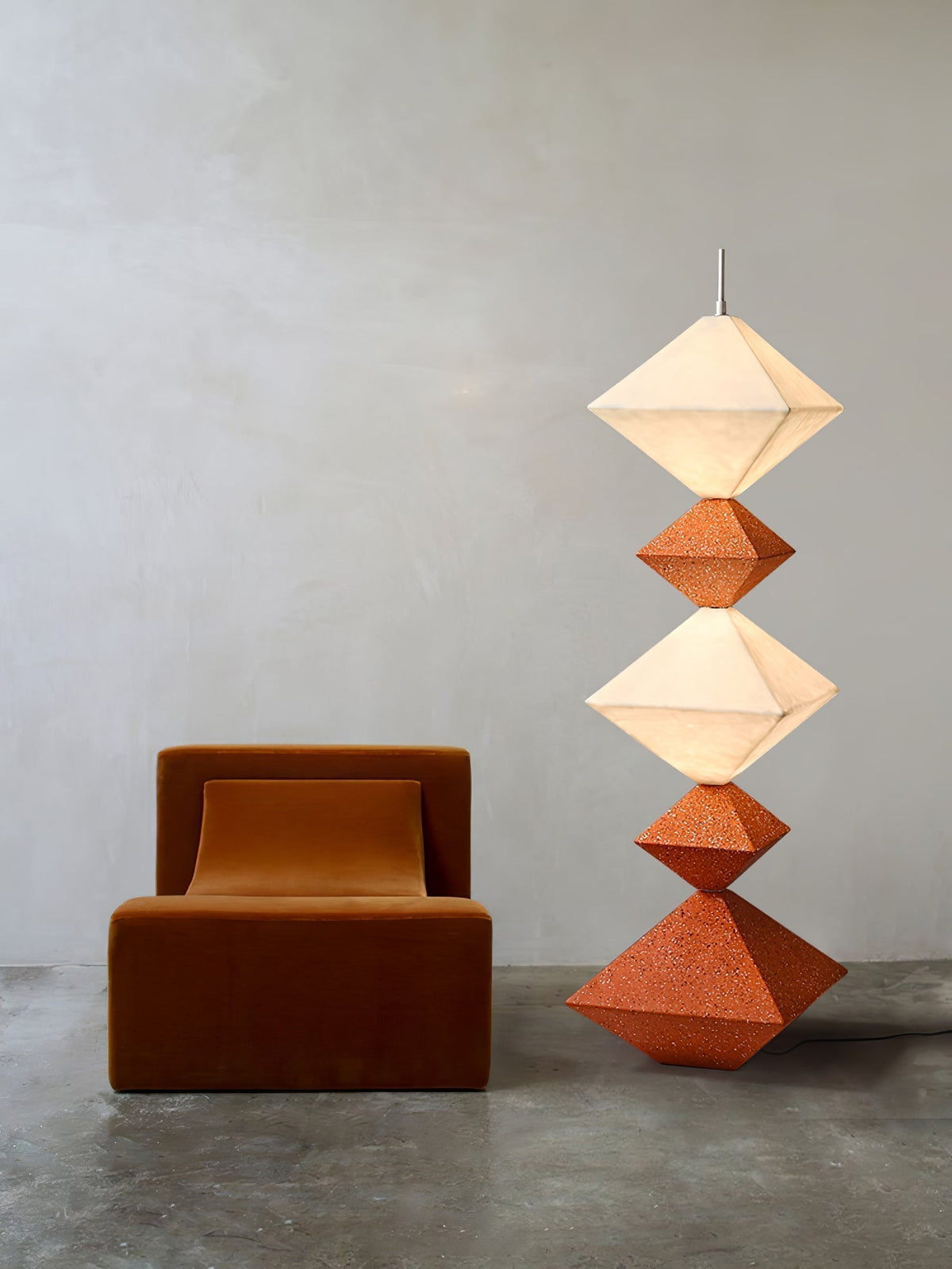 GeoGlow Rhombus Cube vloerlamp