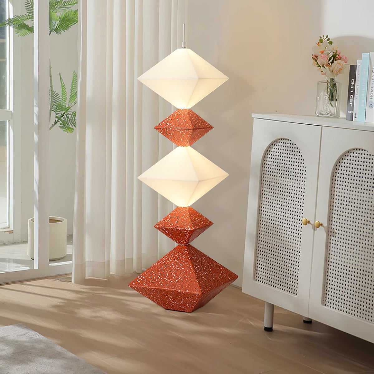 GeoGlow Rhombus Cube vloerlamp