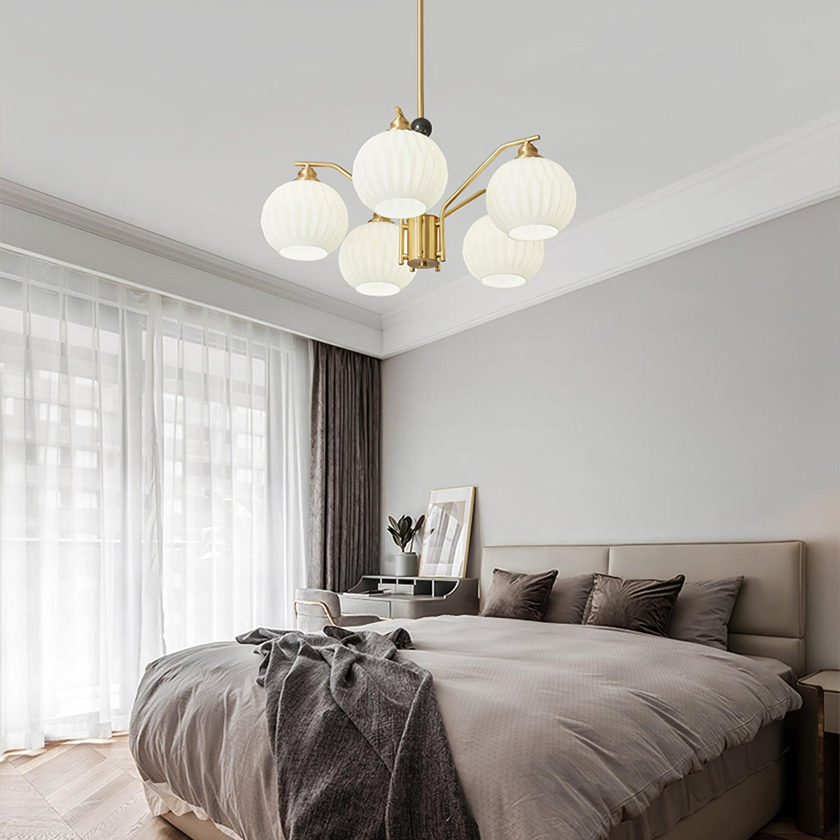 Nytheos Luxe messing kroonluchter
