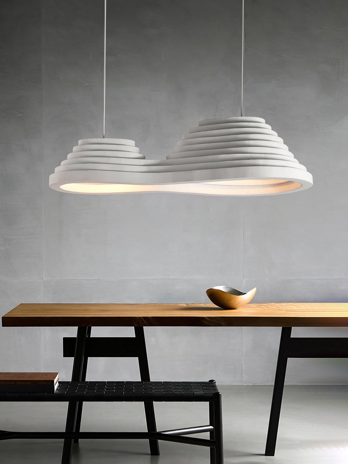 Niruise minimalistische hanglamp van hars