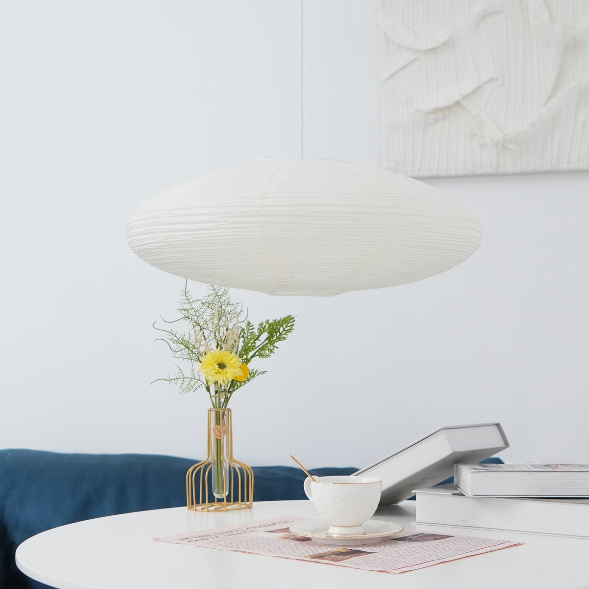 Piaiviella hanglamp washi-papier voor woonkamer