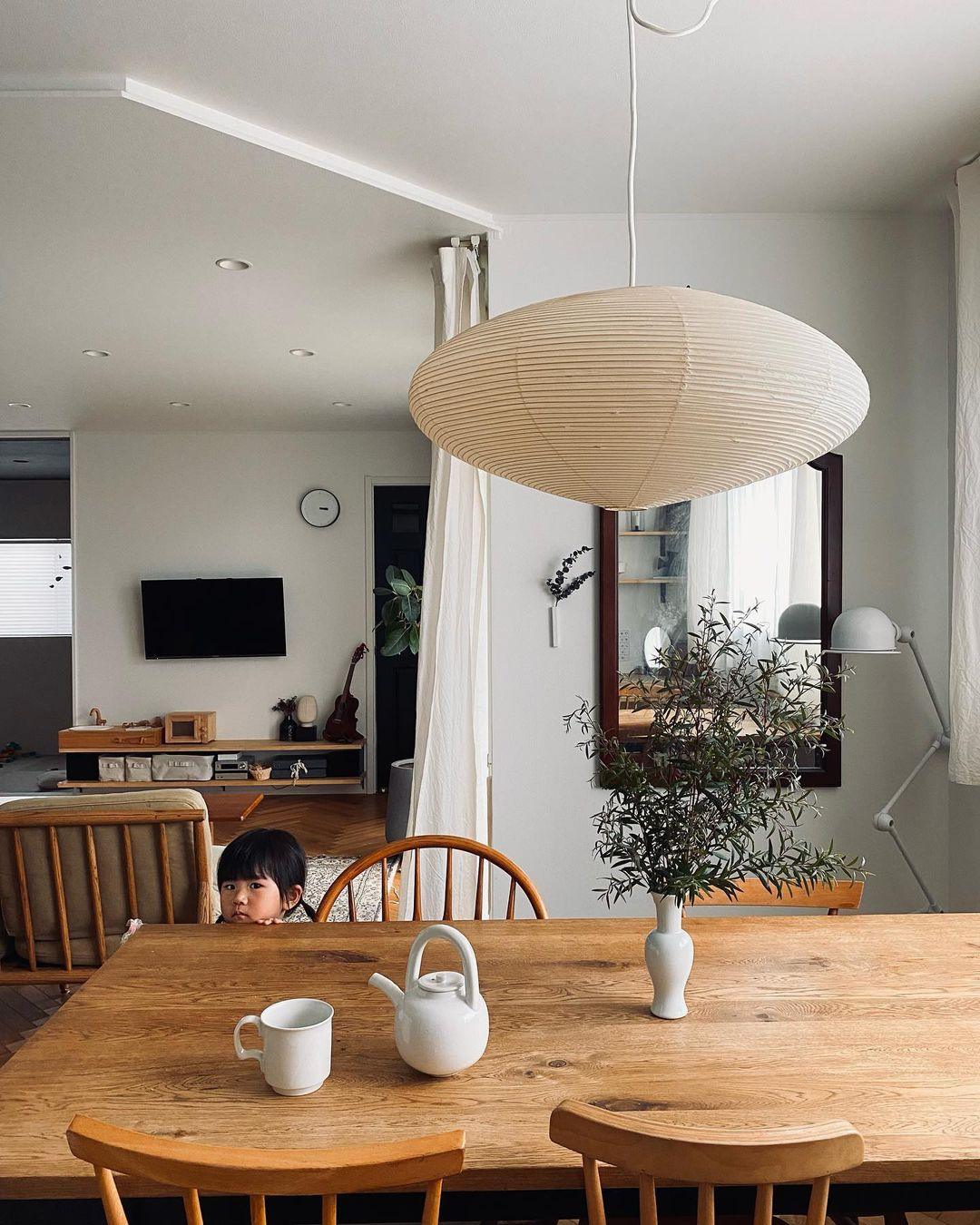 Piaiviella hanglamp washi-papier voor woonkamer