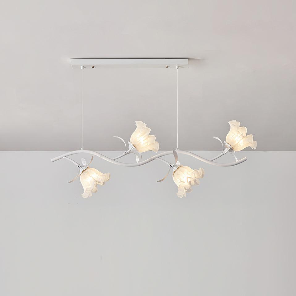 Liorareon Kroonluchter Bloemmotief glas