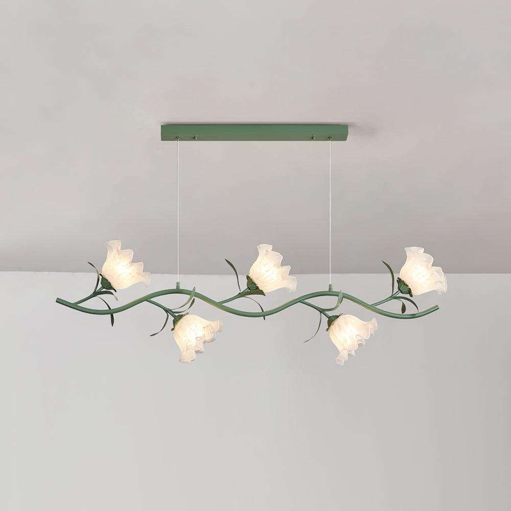 Liorareon Kroonluchter Bloemmotief glas