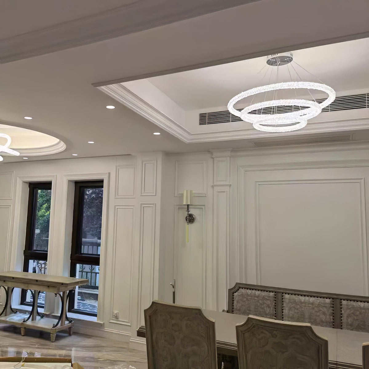 Seleira Ring kristal kroonluchter LED