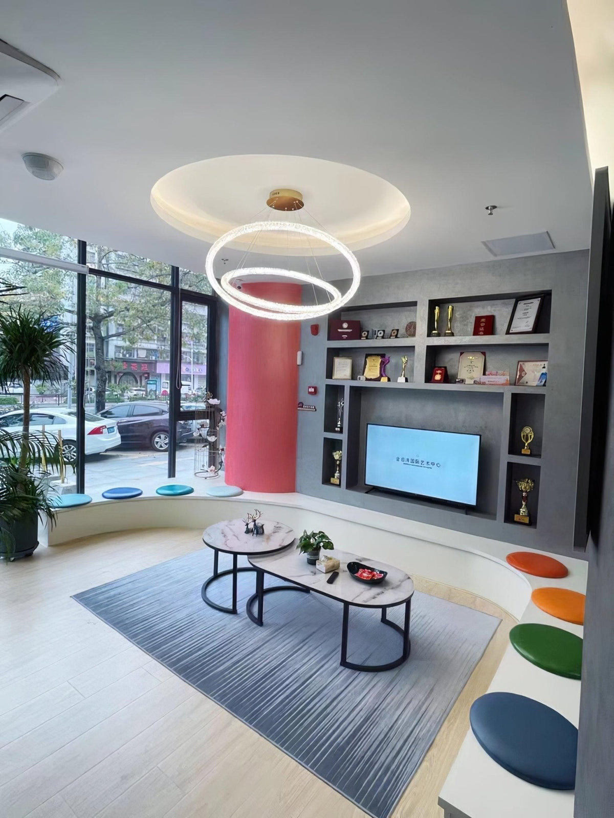 Seleira Ring kristal kroonluchter LED