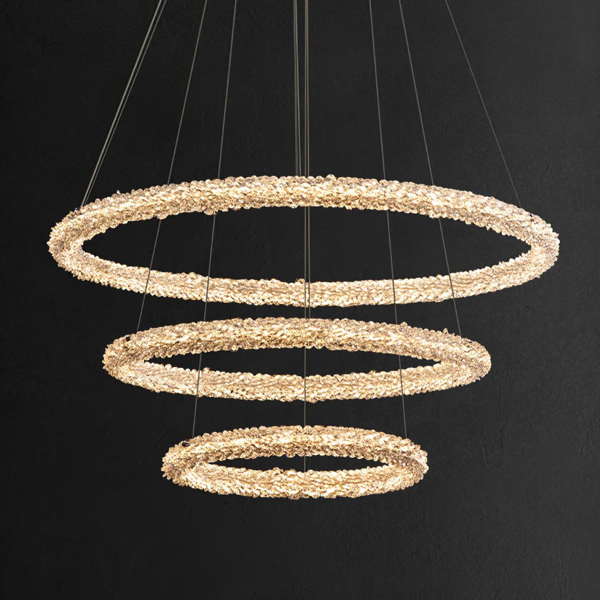 Seleira Ring kristal kroonluchter LED