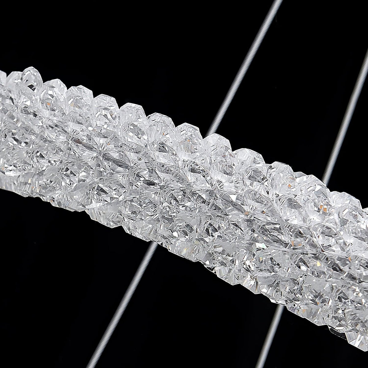 Seleira Ring kristal kroonluchter LED