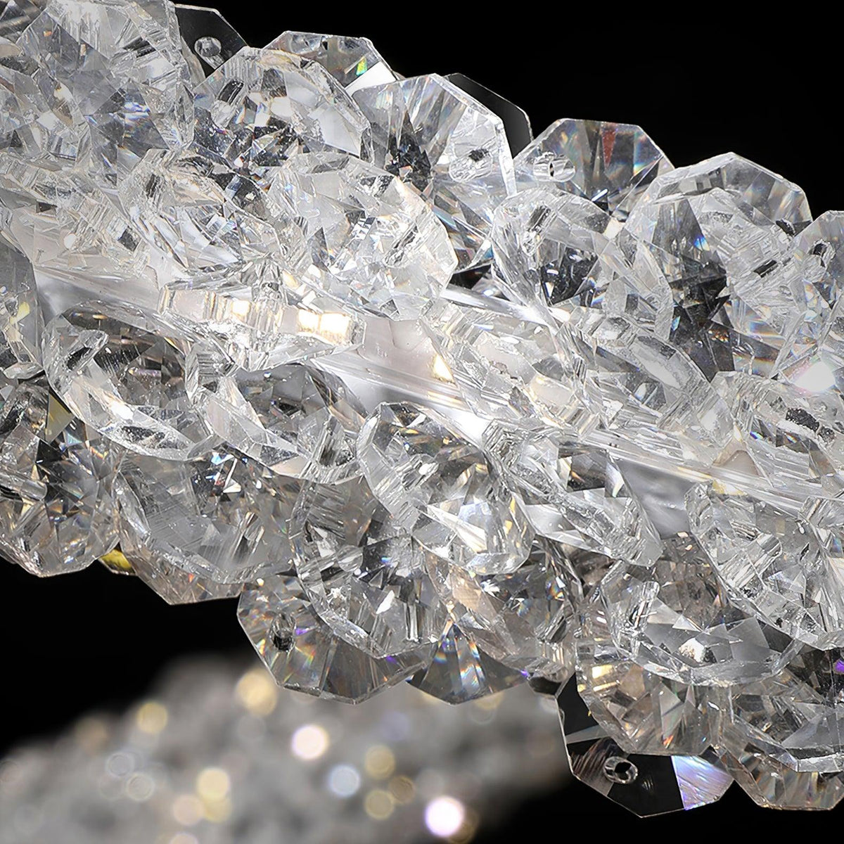 Seleira Ring kristal kroonluchter LED