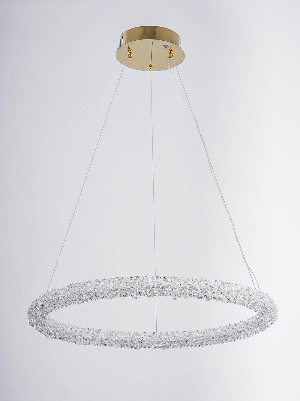 Seleira Ring kristal kroonluchter LED