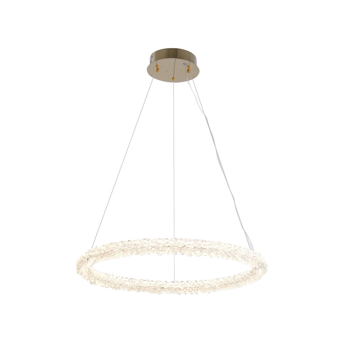Seleira Ring kristal kroonluchter LED