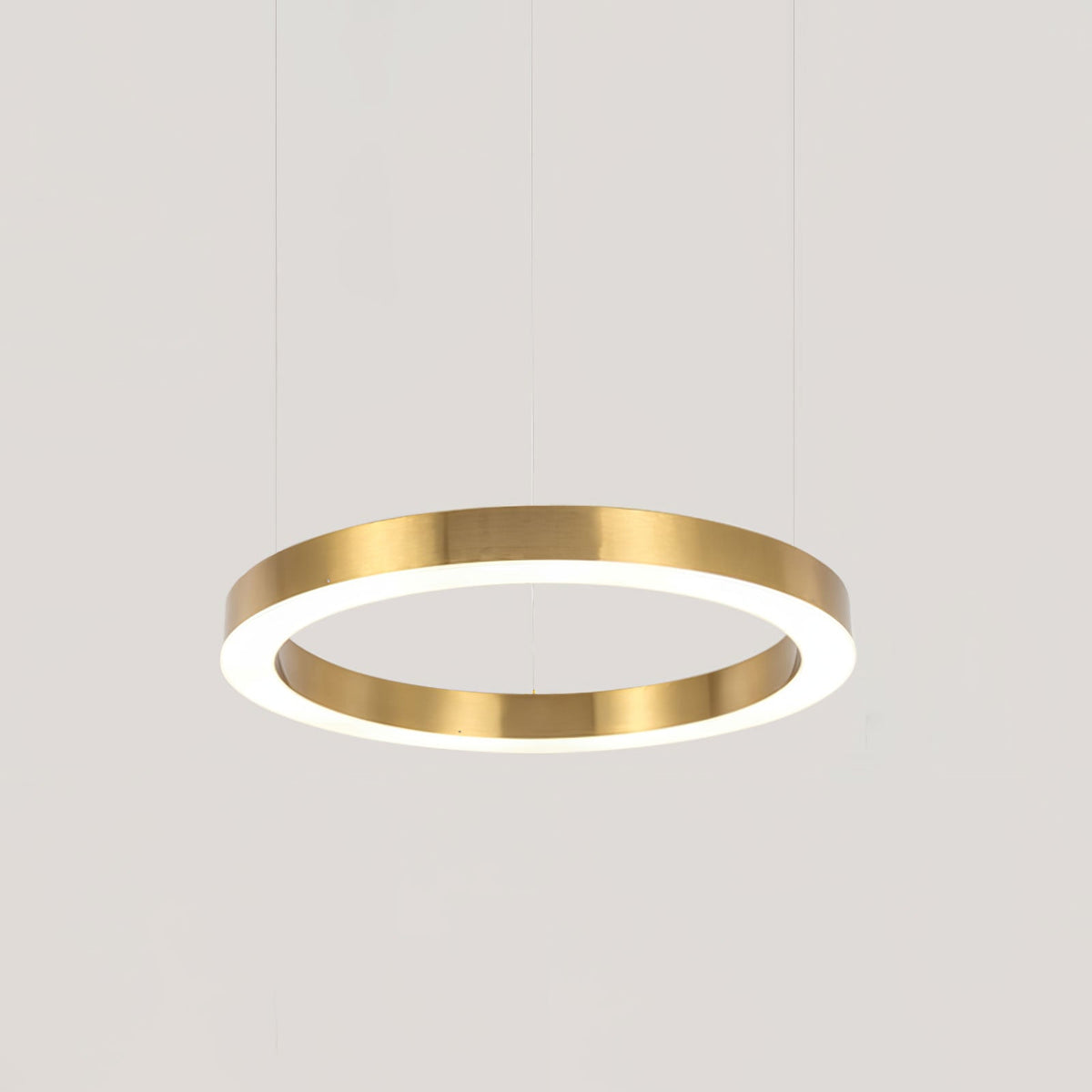 Dexlin hanglamp LED-ring goudkleurige afwerking moderne 3-ring